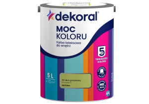 Farba Moc Koloru Mus Groszkowy 5L Dekoral