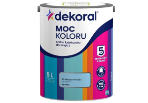 Farba Lateksowa Moc Koloru Niezapominajka 5l Dekoral