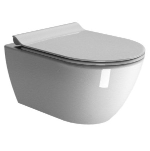 Miska WC Podwieszana Bezrantowa Pura 55x36 + Zestaw Montażowy 881511+FISR GSI
