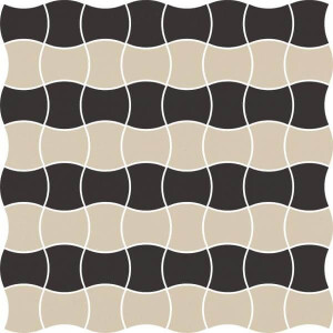 Mozaika Modernizm Nero Mix B 30,86x30,86 Paradyż