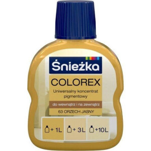 Pigment Colorex 63 Orzech Jasny 100ml Śnieżka