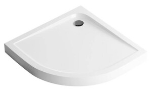 Brodzik Półokrągły Sense Biały Wysoki BREX.SEN08WHC 80x80 Excellent