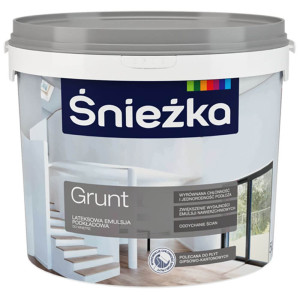 Emulsja Lateksowa Grunt  Biała 5l Śnieżka