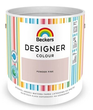 Farba Lateksowa Designer Colour Powder Pink 2,5L Beckers