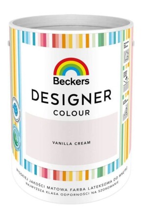 Farba Lateksowa Designer Colour Vanilla Cream 5L Beckers