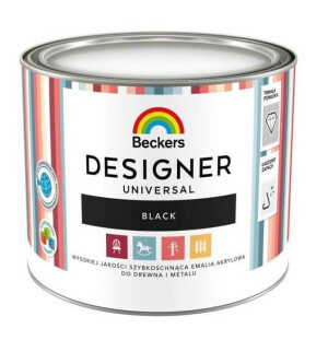 Emalia Akrylowa Designer Universal Black 0,5L Beckers