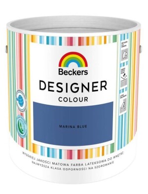 Farba Lateksowa Designer Colour Marina Blue 2,5L Beckers