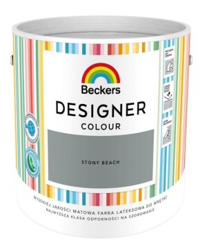Farba Lateksowa Designer Colour Stony Beach 2,5L Beckers