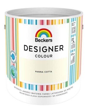 Farba Lateksowa Designer Colour Panna Cotta 2,5L Beckers