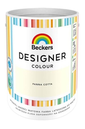 Farba Lateksowa Designer Colour Panna Cotta 5L Beckers
