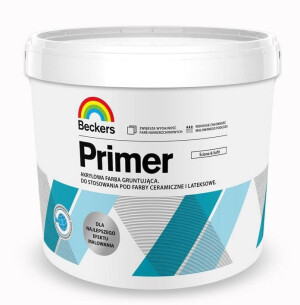 Farba Akrylowa Designer Primer Mat 3L Beckers