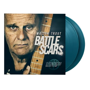 TROUT, WALTER - BATTLE SCARS (10TH ANNIV. AQUAMARINE VINYL)