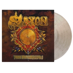 SAXON - INTO THE LABYRINTH (CLEAR & BLACK MARBLE VINYL)