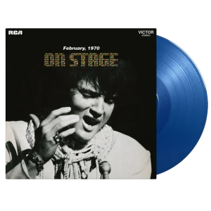 PRESLEY, ELVIS - ON STAGE: FEBRUARY, 1970 (BLUE VINYL)