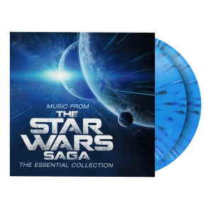 SOUNDTRACK - MUSIC FROM THE STAR WARS SAGA - THE ESSENTIAL COLLECTION (BLUE SPLATTER VINYL)