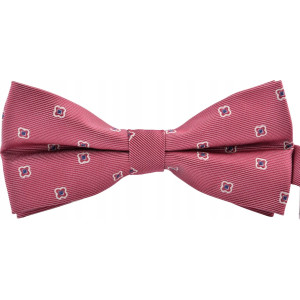 Muszka mucha bordowa męska wesele elegancka zestaw