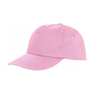 Czapka z daszkiem bejsbolówka różowa 5-panelowa
