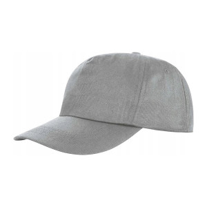 Czapka szara z daszkiem bejsbolówka na rzep unisex