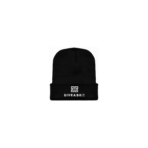 Czarna czapka zimowa 100% akryl podwójna ciepła