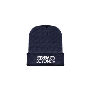 Czapka zimowa granatowa 100% akryl podwójna ciepła