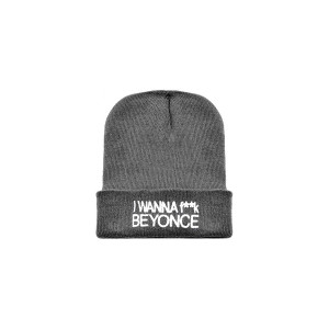 Czapka zimowa szara akrylowa 100% podwójna ciepła