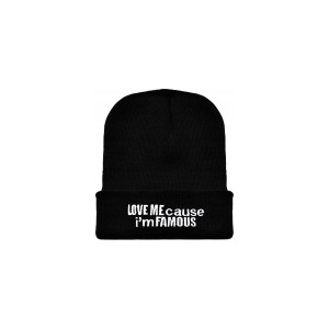 Czapka zimowa czarna 100% podwójna akrylowa 100%