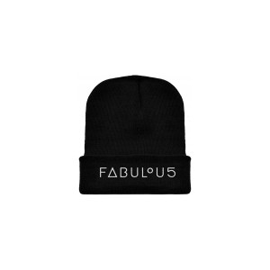 Czapka zimowa czarna podwójna ciepła fabulous
