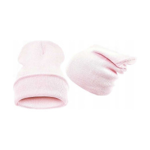 Czapka beanie smerfetka zimowa krasnal dwuwarstwow