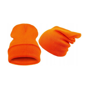 Czapka beanie smerfetka dwuwarstwowa krasnal zimow