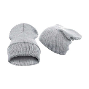 Czapka beanie smerfetka akryl krasnal dwuwarstwowa