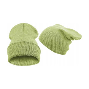 Czapka beanie smerfetka zimowa krasnal dwuwarstwow