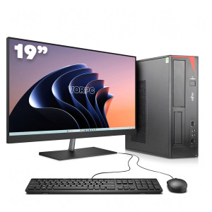 Fujitsu E410 SFF / Celeron-G1840 / 8GB DDR3 256GB SSD Windows 10 PACK 19