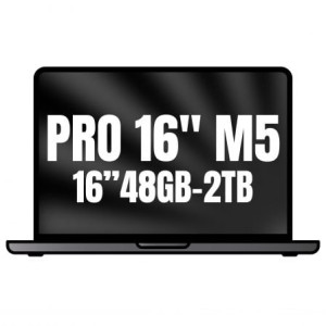 Apple Macbook Pro 16"/ M5 Max 18-Core CPU/ 48GB/ 2TB SSD/ 40-Core GPU/ Negro Espacial