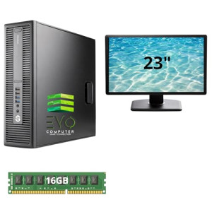 HP – 800 G2 Sobremesa   16 GB RAM   480 GB SSD   Monitor Incluido   Intel Core i5 6ª Gen   Equipo Potente para Oficina y Trabajo Diario   Windows 11 P
