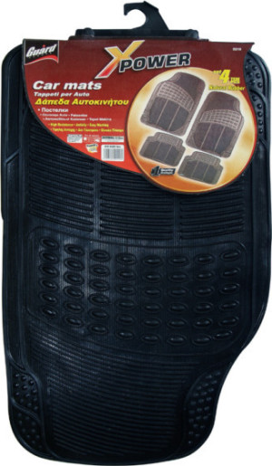 ΔΑΠΕΔΟ ΑΥΤΟΚΙΝΗTOY ΛΑΣΤΙΧΟ ΜΑΥΡΟ ΣΕΤ 4 TMX X POWER GUARD 0219