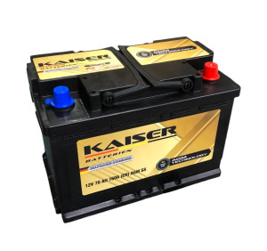 ΜΠΑΤΑΡΙΑ ΑΥΤΟΚΙΝΗΤΟΥ ΒΑΘΕΙΑΣ ΕΚΦΟΡΤΙΣΗΣ KAISER 70Ah 760A (- +) 200x270x170mm