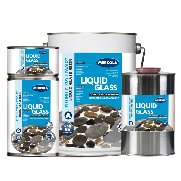 ΥΓΡΟ ΓΥΑΛΙ LIQUID GLASS 2 ΣΥΣΤΑΤΙΚΩΝ (Α+Β) 320GR EVOCHEM 1883