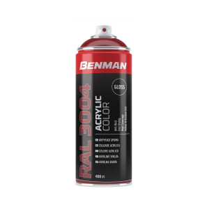 ΣΠΡΕΙ RAL3004 ΚΟΚΚΙΝΟ ΠΟΡΦΥΡΟ BENMAN 400ML 28509