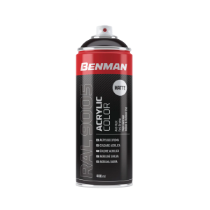 ΣΠΡΕΙ RAL9005 ΜΑΥΡΟ ΜΑΤ BENMAN 400ML 28528