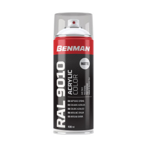 ΣΠΡΕΙ RAL9010 ΛΕΥΚΟ ΜΑΤ BENMAN 400ML 28529