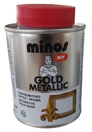 ΔΙΑΚΟΣΜΗΤΙΚΟ ΧΡΩΜΑ ΧΡΥΣΟ 180ml MINOS COLOR 09032
