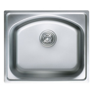 ΝΕΡΟΧΥΤΗΣ ΚΟΥΖΙΝΑΣ INOX 1 ΓΟΥΡΝΑ ΛΕΙΟΣ 50x43x19cm ICK 5042/5043 INTER CERAMIC