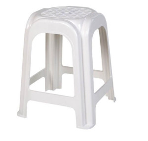 ΣΚΑΜΠΟ ΠΛΑΣΤΙΚΟ 36x36x44.5cm ΤΕΤΡΑΓΩΝΟ HOMEPLAST ΛΕΥΚΟ Α00069