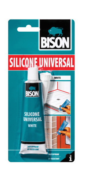 ΣΙΛΙΚΟΝΗ ΑΝΤΙΜΟΥΧΛΙΚΗ 100% ΟΞΙΝΗ BISON SILICON UNIVERSAL ΔΙΑΦΑΝΗ 60ml 6305451