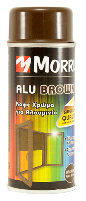 ΣΠΡΕΙ ΑΛΟΥΜΙΝΙΟΥ RAL8014 ΚΑΦΕ MORRIS 200ML 33985