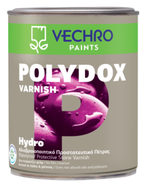 POLYDOX VARNISH HYDRO ΒΕΡΝΙΚΙ ΠΕΤΡΑΣ ΕΛΑΦΡΩΣ ΣΑΤΙΝΕ VECHRO 2.5L