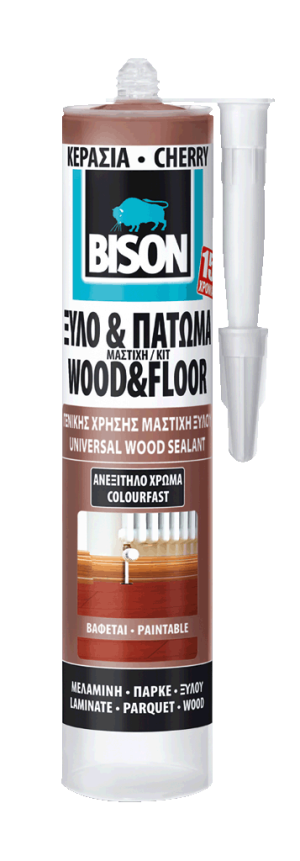 ΑΚΡΥΛΙΚΗ ΜΑΣΤΙΧΗ ΞΥΛΟΥ BISON WOOD SEALANT ΚΕΡΑΣΙΑ 300ml 6311315