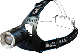 LT40140 ΦΑΚΟΣ ΚΕΦΑΛΗΣ LED ΕΠΑΝΑΦΟΡΤΙΖΟΜΕΝΟΣ LI-ION 12V KRAUSMANN