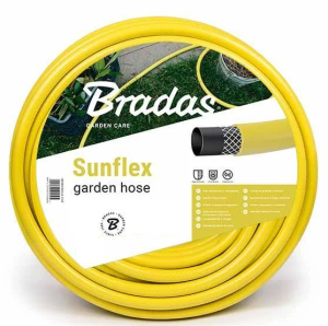 WMS3/450 ΛΑΣΤΙΧΟ SUNFLEX 3/4-50m ΚΙΤΡΙΝΟ BRADAS