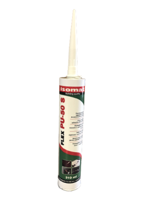 FLEX PU-50 S ΠΟΛΥΟΥΡΕΘΑΝΙΚΗ ΜΑΣΤΙΧΗ ΛΕΥΚΟ ISOMAT 310ML (1)